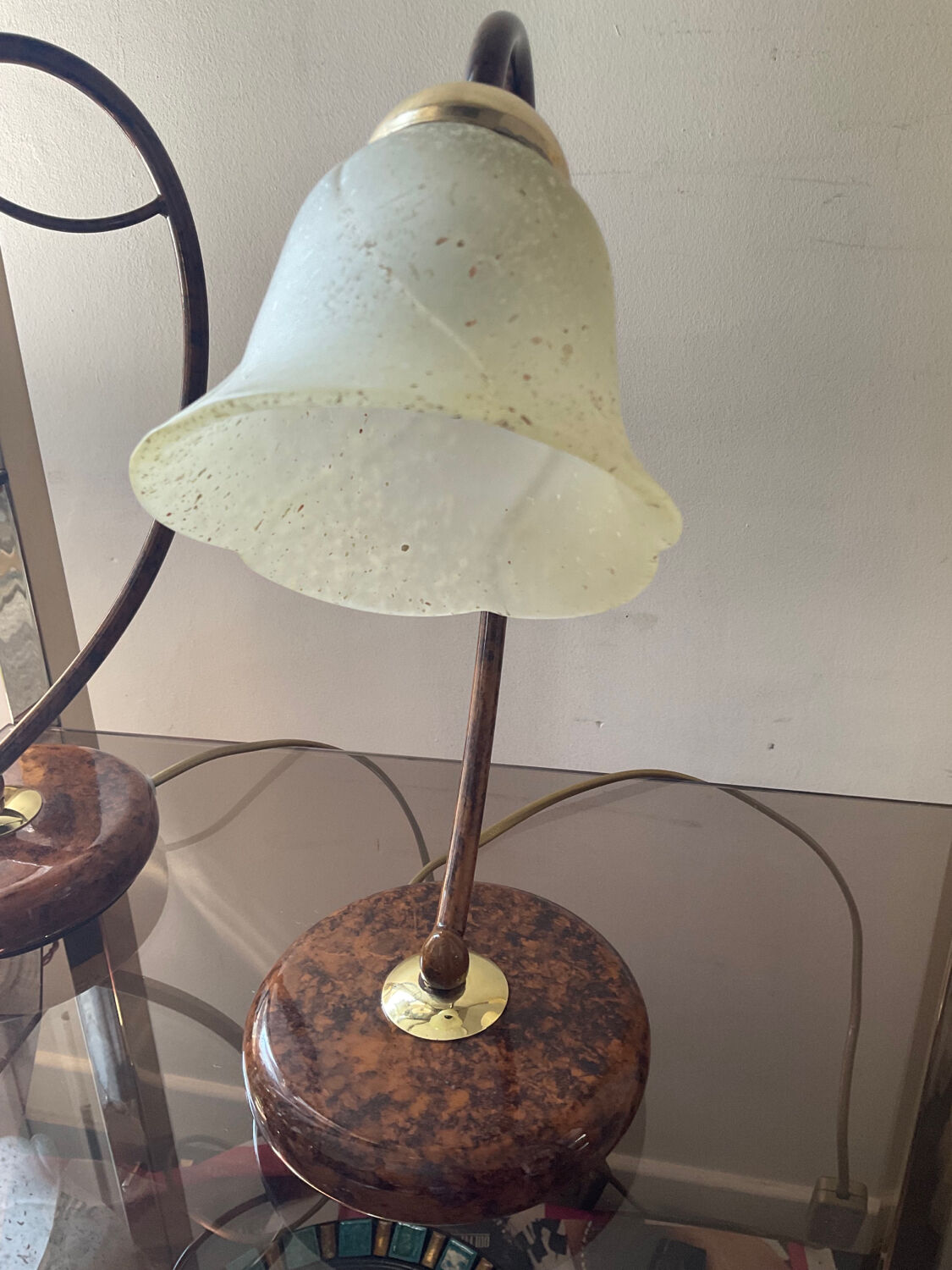 Pair of Italian lamps from the 70s-80s