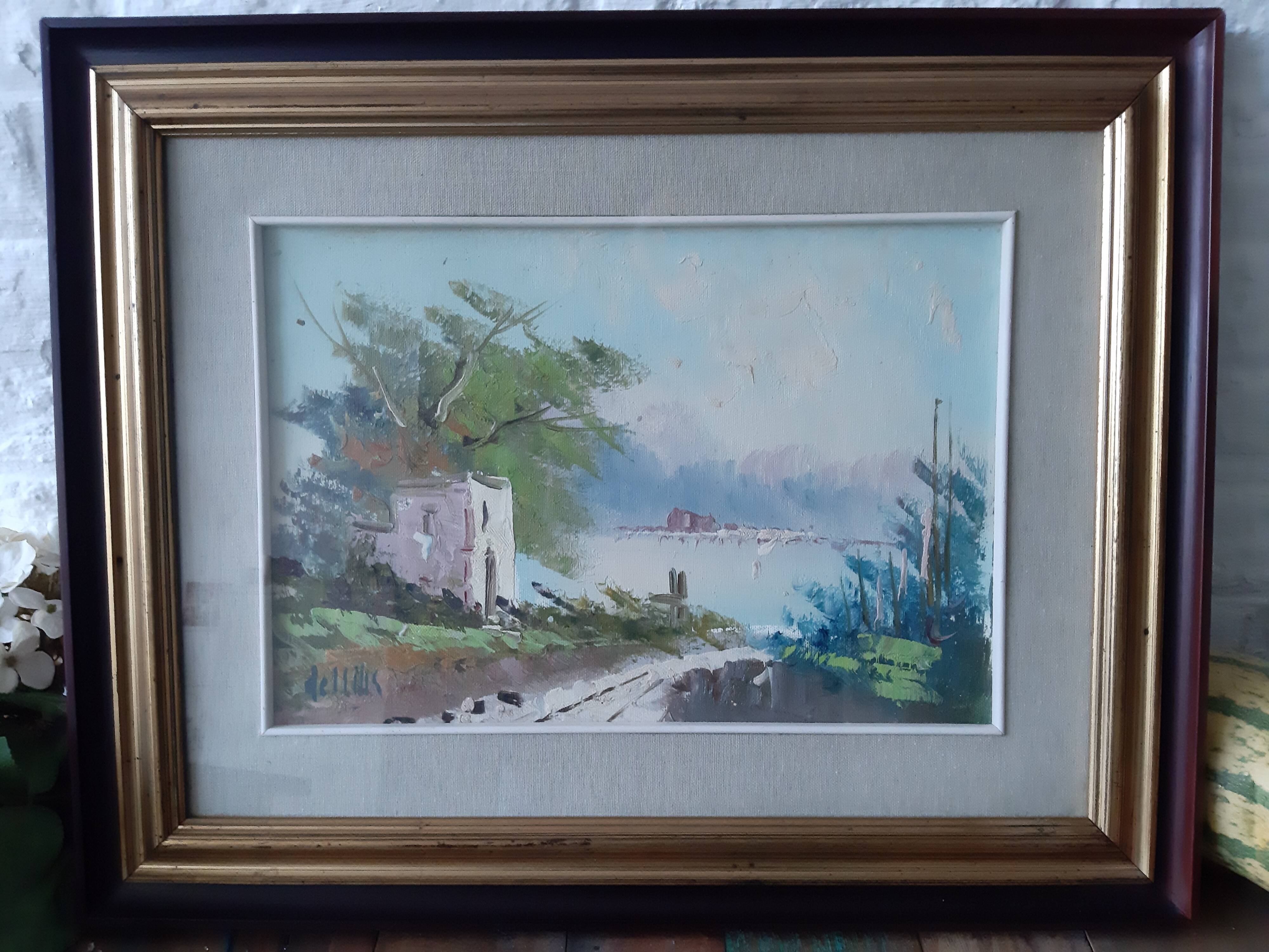 View of Venice, signed G. de Lillis mid-20th century