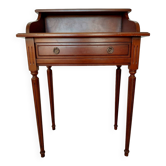 Small vintage desk/console in wood - Louis XVI style - 1 drawer