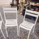 6 iron garden chairs