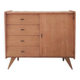 Small renovated vintage sideboard, Scandinavian style, 1950s-60s.