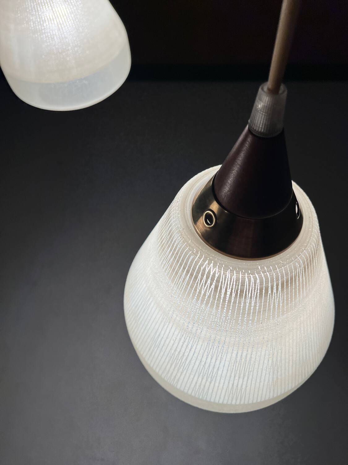 Vintage Scandinavian suspension from around 1960.