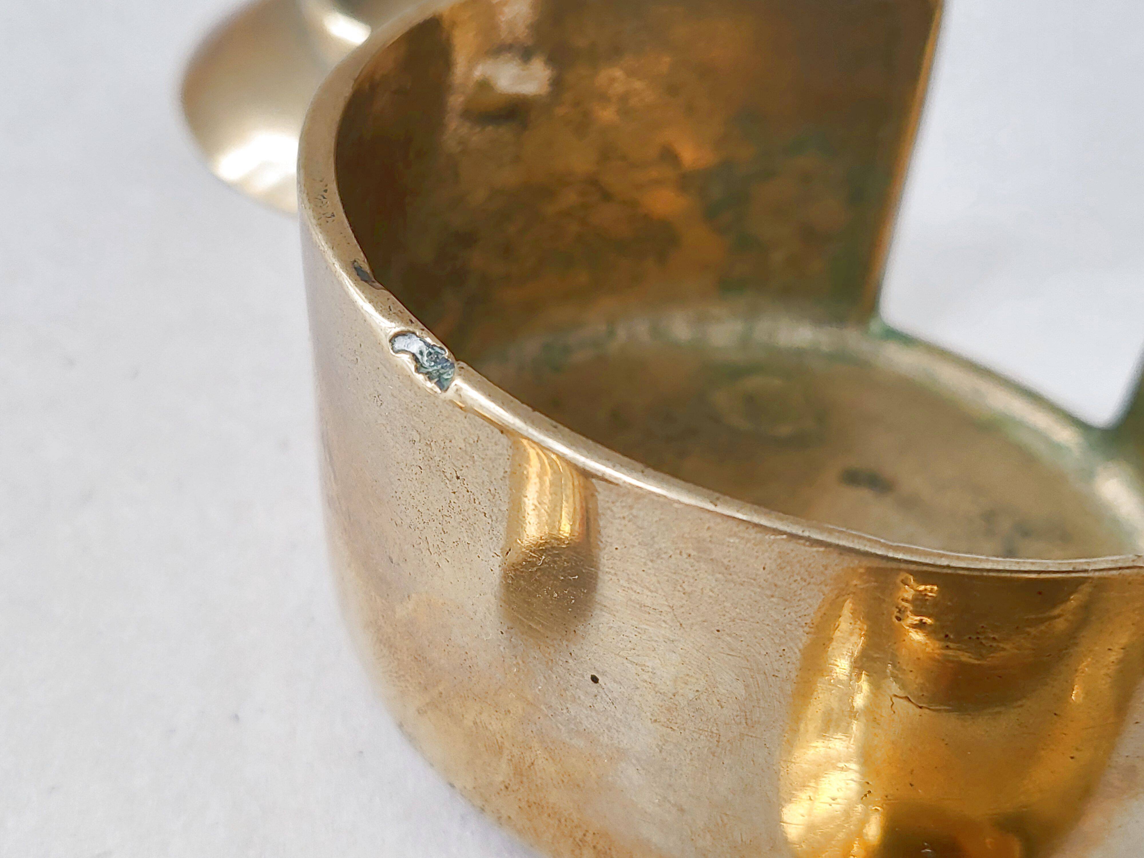 Suite de 4 cendriers vintage 1970