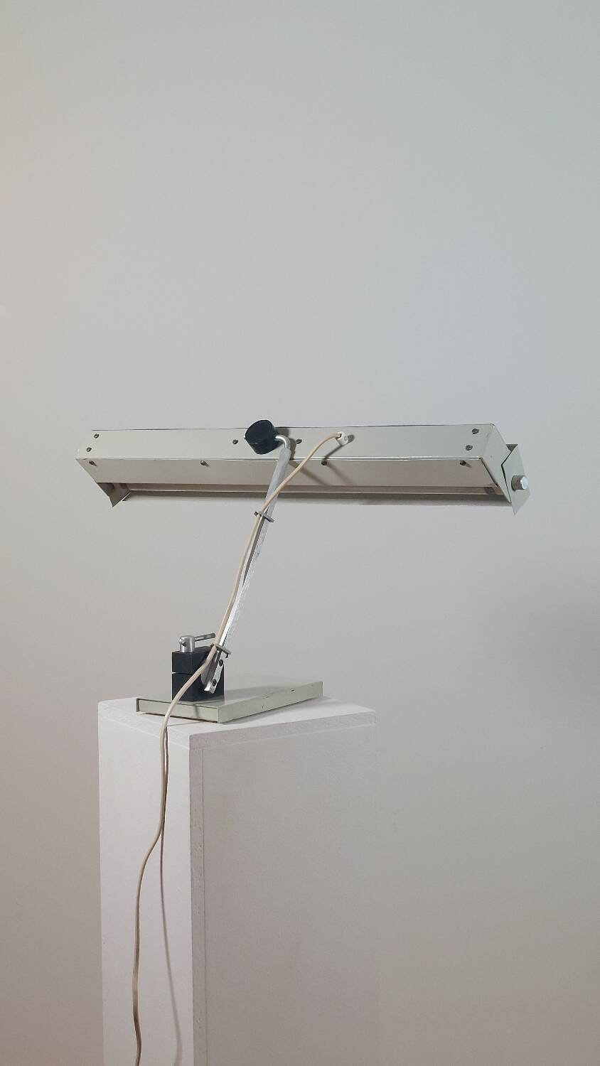 XXL vintage metal desk lamp by Klaus Musinowski GDR