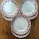 6 assiettes creuses terre de fer St Amand "Mûrier"