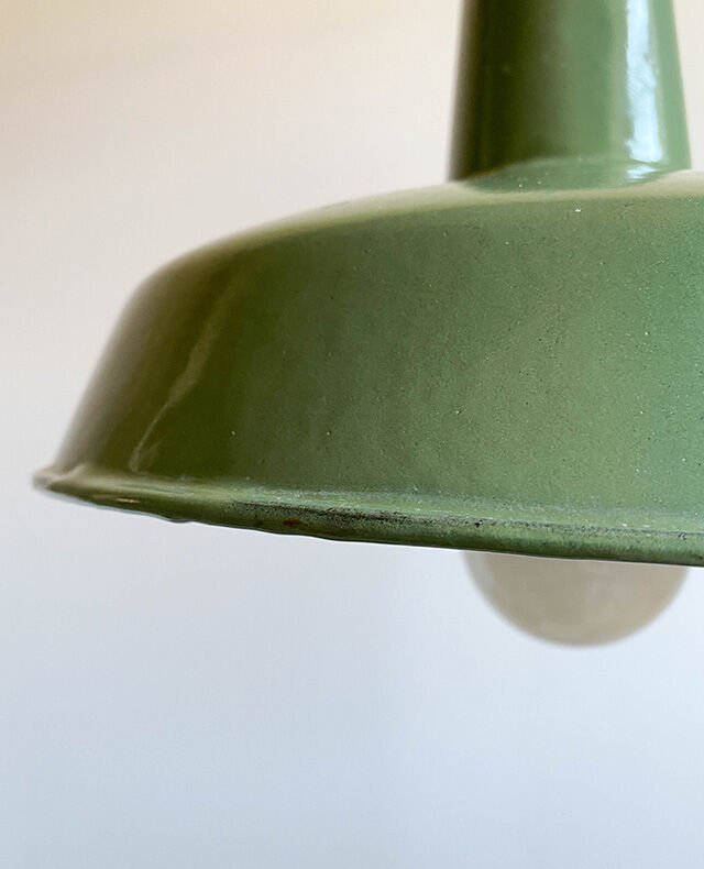 Industrial hanging khaki metal