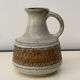 Small brutalist vintage ceramic jug vase from the 70s.