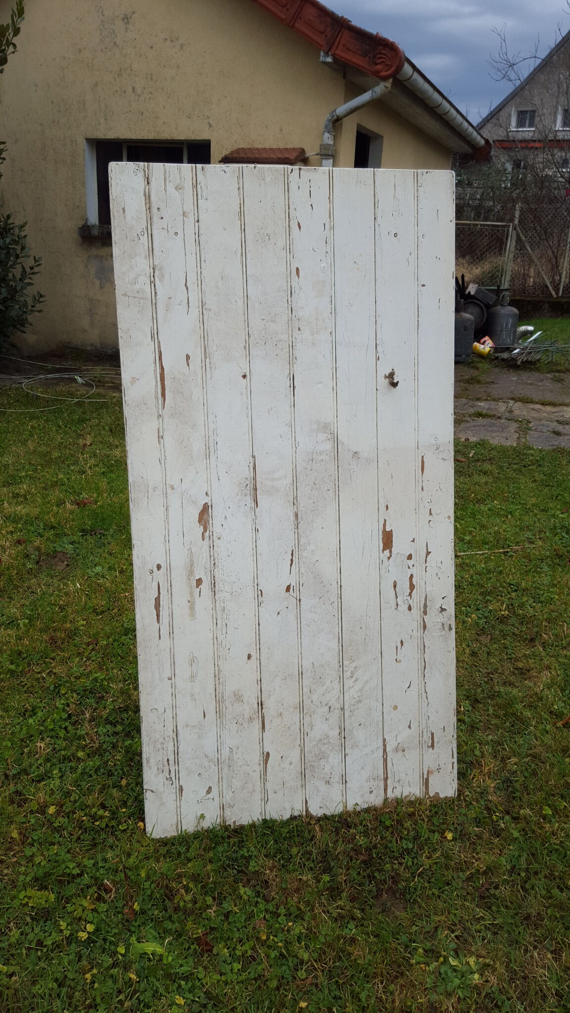 White wood loom table
