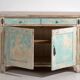 Antique sky blue chest of drawers (c.1920) #20