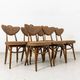Dining Chairs, No 124 By H & J Kurmanowicz, Poland, 1950’S, Set of 6