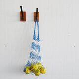 Vintage teak wall hooks, mid century coat hooks