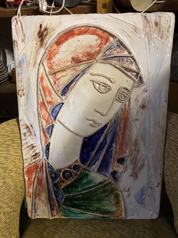 Céramique Vierge Marie, Vasco Nasorri