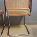 Pair of chairs Marcel Breuer B32 model cesca