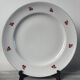 Set of 7 flat plates in porcelain Tables & Colours cherries