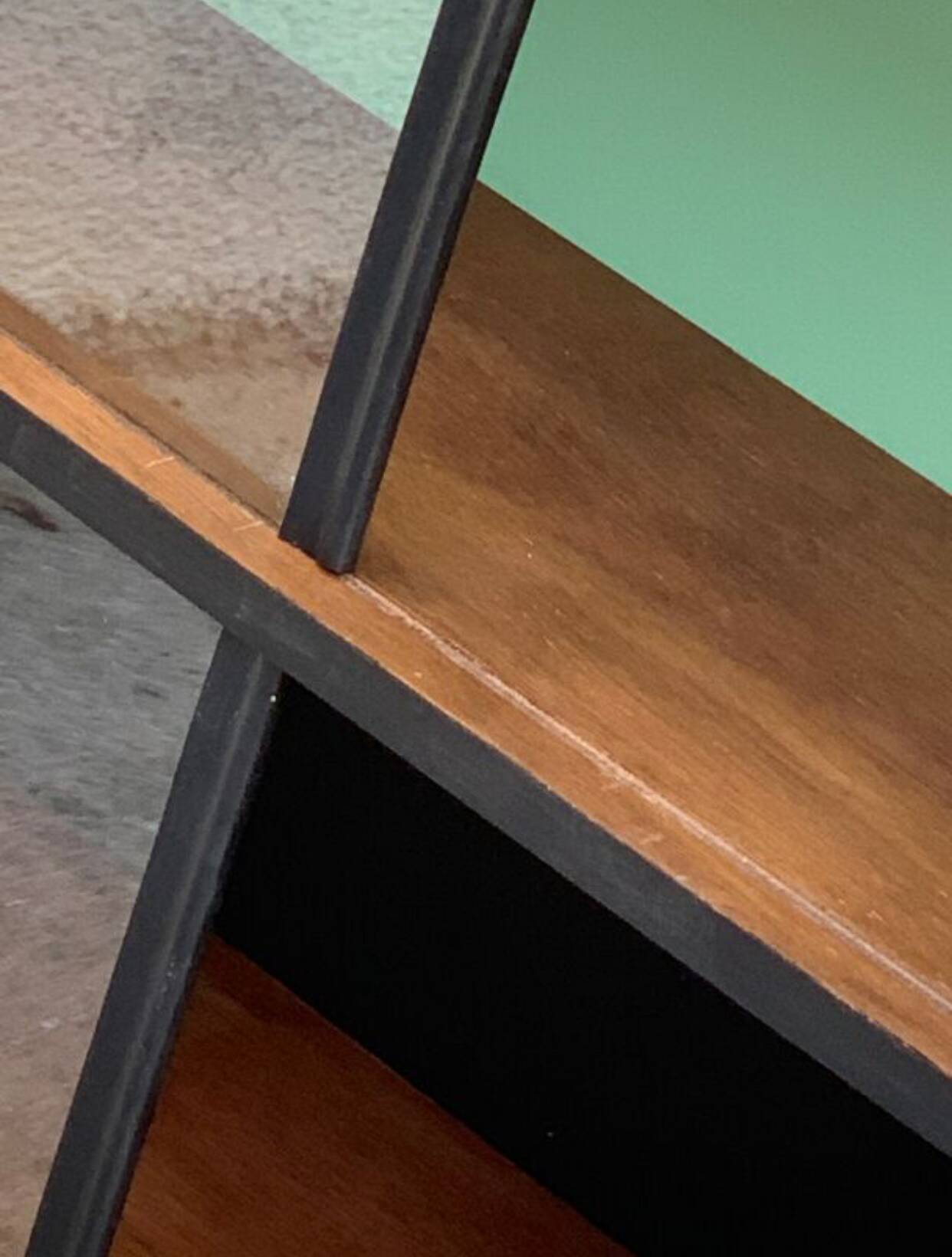 Bibliothèque vintage vitrée Alta 1950