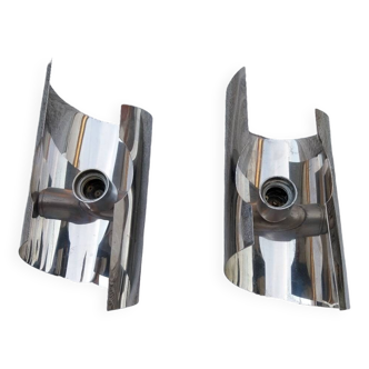 Pair of Space Age wall lights
