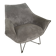 Velvet design armchair furminova
