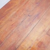Vintage wooden farmhouse dining table