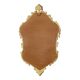 Classic Gold Crested Mirror, French Baroque Style, 74 cm