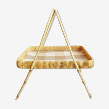 Large bamboo and rattan tray