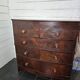 English mahogany chest of drawers