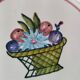 6 pierced dessert plates Portugal