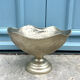 French Floral Champagne Cooler Vasque on Pedestal Stand