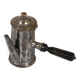 Individual silver-plated chocolate pot