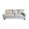 Sofa in light gray fabric - 3 seats