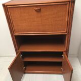 Secretary in wicker-style wicker rattan empire style