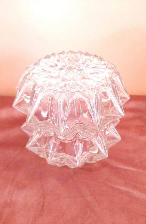 1 vintage lampshade from the 60s-70s, Diamant model in brutalist space age style.