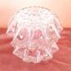 1 vintage lampshade from the 60s-70s, Diamant model in brutalist space age style.