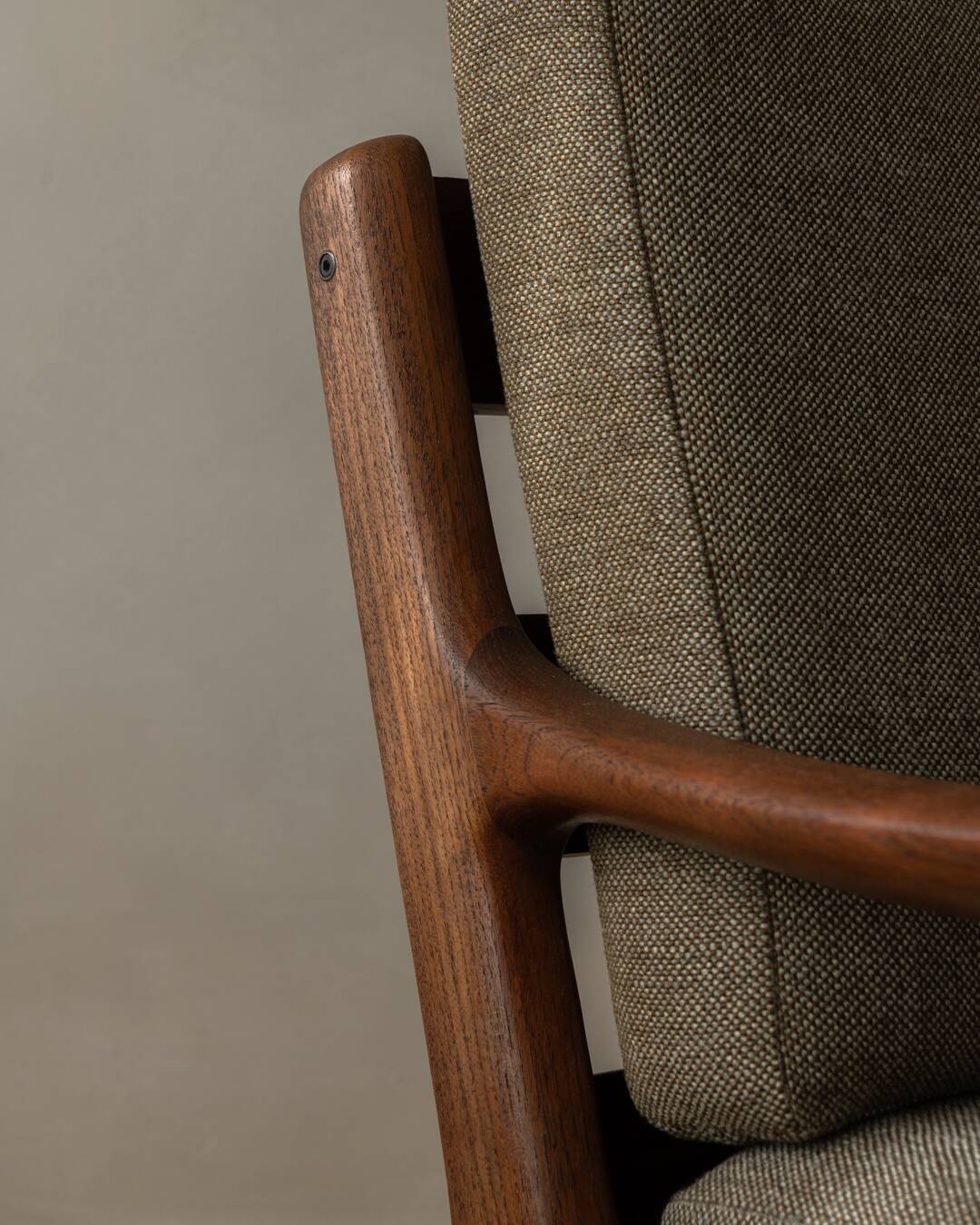 Vintage Senator Two-Seater Sofa by Ole Wanscher for Cado Danish Teak 1960s