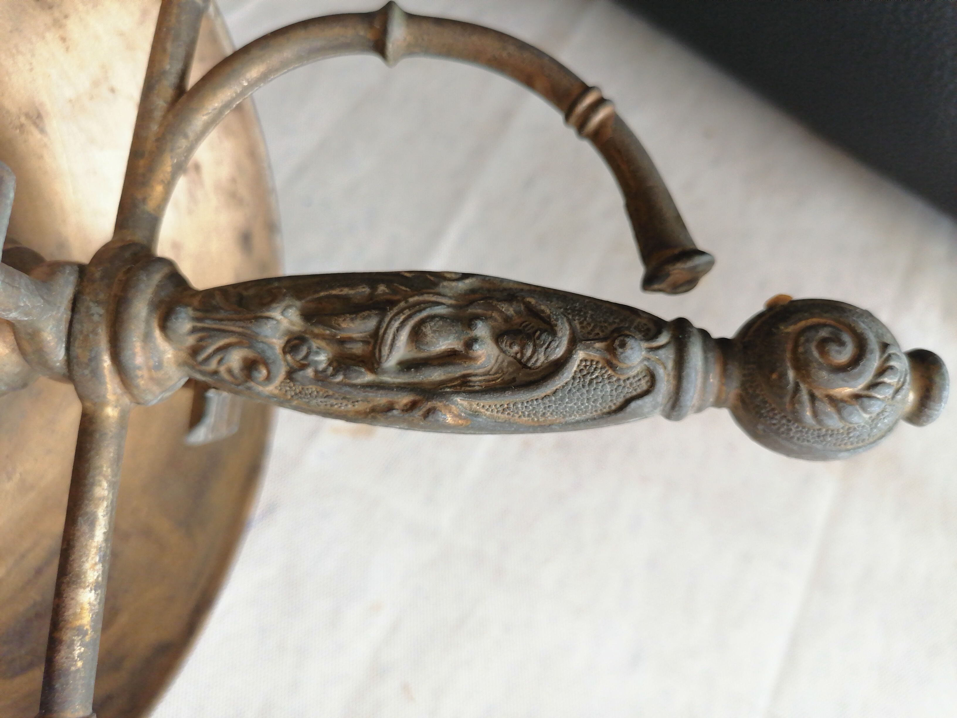 Ashtray sword metal 1960