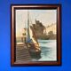 Vintage marine painting