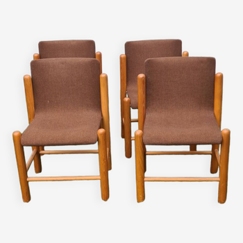 Set of 4 chairs by Knud Friis and Elmar Moltke Nielsen