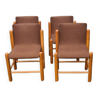 Set of 4 chairs by Knud Friis and Elmar Moltke Nielsen