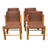 Set de 4 chaises de Knud Friis et Elmar Moltke Nielsen