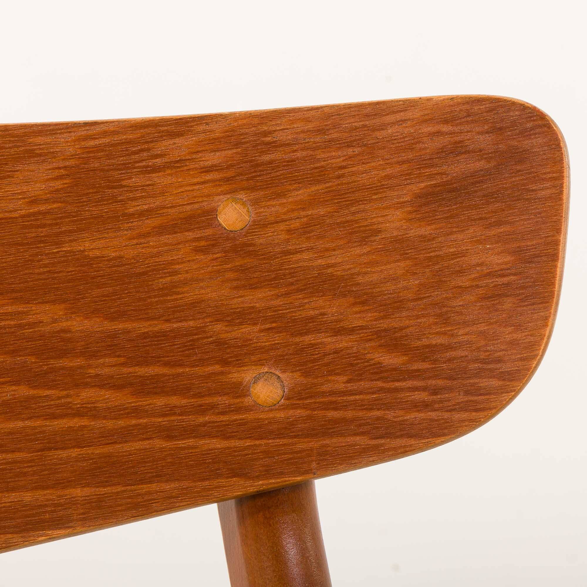 Danish vintage teak chairs attr. to Farstrup, set of 8, 1960s