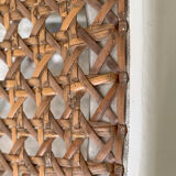 Caned bistro chair