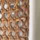 Caned bistro chair