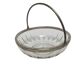 BCS Crystal Plate ART DECO with Brass Fittings