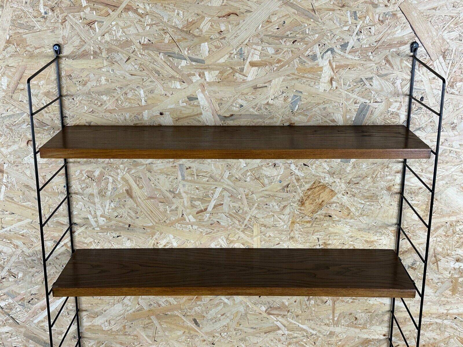 60s 70s oak string shelf module by Kajsa & Nils "Nisse" Strinning Sweden