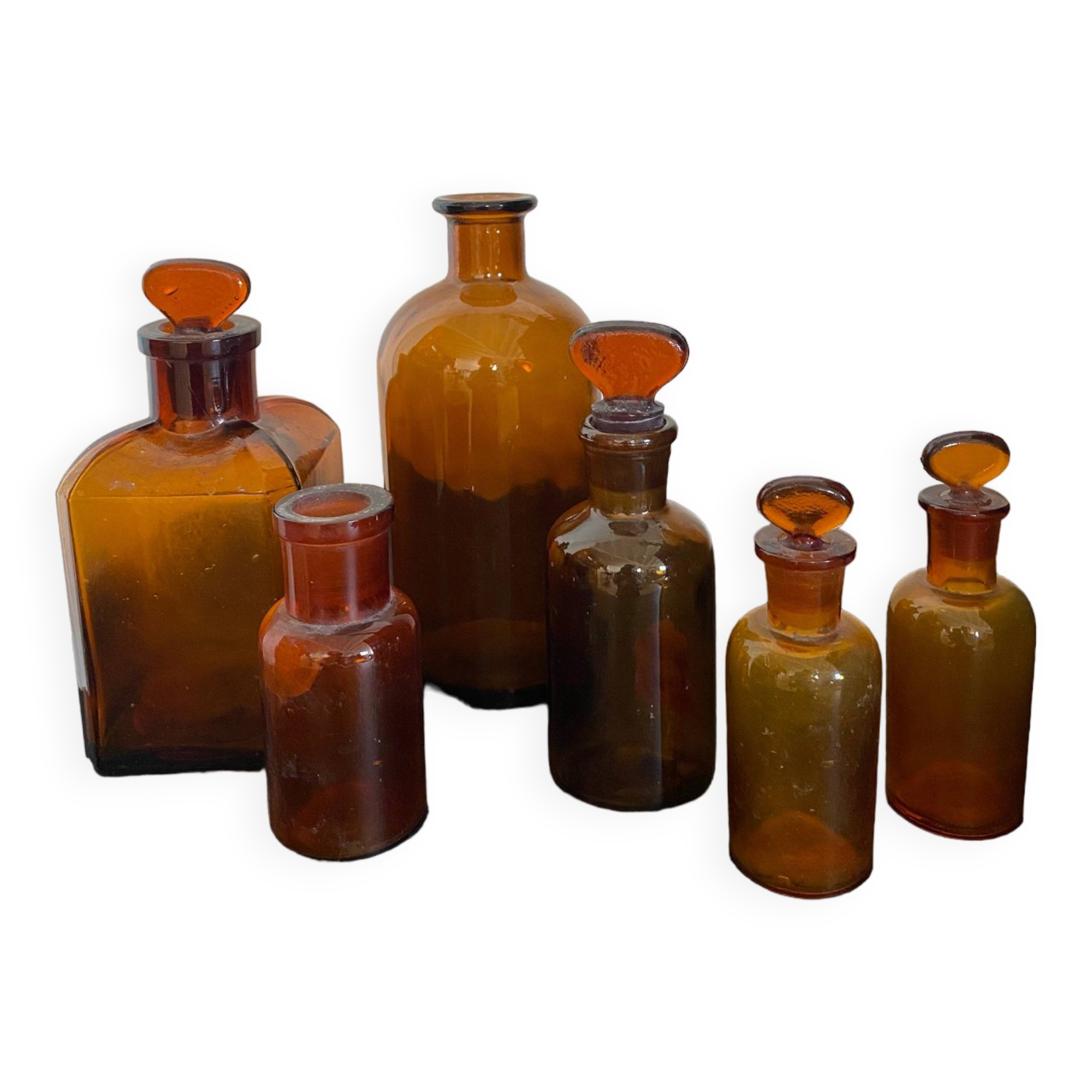 Lot of pharmacy jars
