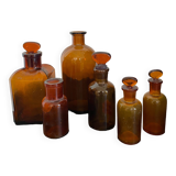 Lot of pharmacy jars