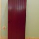 Wooden extra cabinet (selette), 2 interior storage spaces with 6 modular shelves