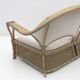 Mid-century Modern Italian Rattan and Wicker Two Armchairs and Sofa, 1970s
