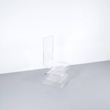 Imposing plexiglass chair from the 70's