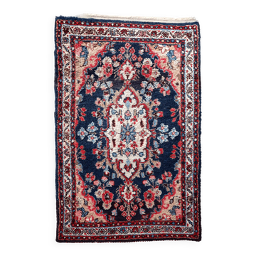 Handmade antique Persian Hamadan rug 71cm x 106cm, 1920s
