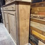 Meuble de métier / Arrière-comptoir en pitchpin – années 1930